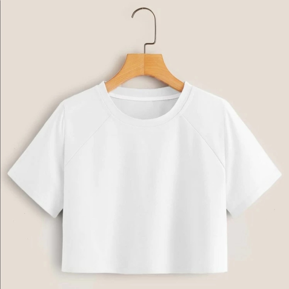 White crop top